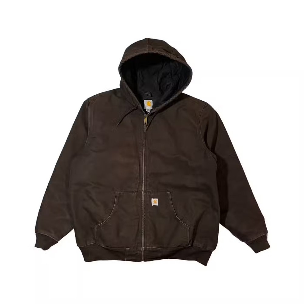 CARHARTT Vintage Brown workear bomber jacket coat Men's 2XL